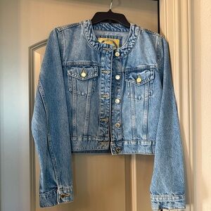 Michael Kors Blue Denim Jacket with Gold buttons
